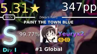 osu!catch RD (Div I) | Yeuryx2 | 5.31⭐Ashnikko - Paint The Town Blue [Vaqu's Rain] +HDDT FC 347pp
