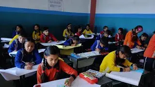 Drawing competition ||Daffodil Model Public High School || #kishtwar || Class 4th to 8th