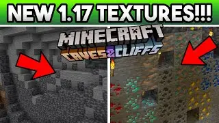 NEW 1.17 TEXTURES! Minecraft Caves & Cliffs Update (Changes To Ores & Grimstone)
