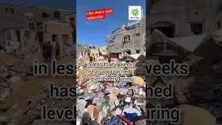 Destruction in northern Gaza #iwfs #israelpalestineconflict #gaza #israel