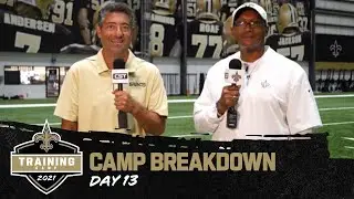Saints Training Camp 2021 Day 13 Breakdown | New Orleans Saints