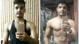 1 year body transformation || Indian natural body transformation || Lx Shubham Gocher