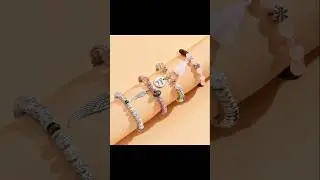 ✨Boho Stacking Bracelets with Charms | Handmade Gift for Teens & Family 💖