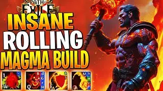 INFINITE DPS ROLLING MAGMA BUILD! PoE Saboteur Build Guide 3.26