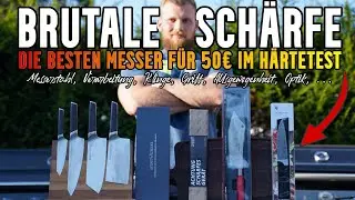Hot oder Schrott? Die besten MESSER f&uuml;r ~50&euro; im Test [Dick, WMF, Heiso, Zwilling, Meat n Great, ...]