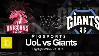 Highlights: UOL vs GIA (EU LCS Summer W7D1 Full Series)