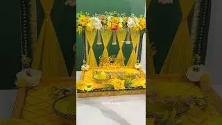 Haldi plate #haldiceremony #haldiplatter #halditray #haldi#mehanditray #indianwedding#