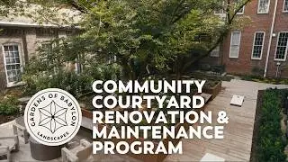 Community Courtyard Renovation in Nashville | Gardens of Babylon