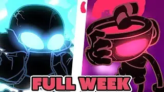 FRIDAY NIGHT FUNKIN' mod EVIL Boyfriend VS Sans n cuphead Nightmare FINAL Round 2 (FULL WEEK)