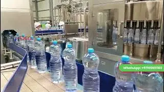 Water Bottling Machine - Rinsing-Filling-Capping - MonoBlock Filling Machine #beveragemachineries
