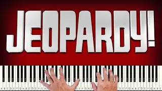 Jeopardy Theme - PIANO TUTORIAL