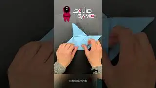 Making SQUID GAME DDAKJI 🟥🟦 in Three Ways #shorts #Ddakji #tutorial