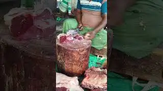 Wow Red Beef Cutting Skill  #food #beefburyani #meatprocessing #fishcutting