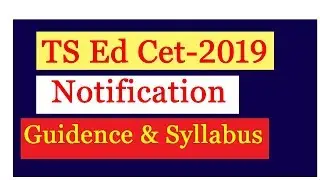 B.Ed Notification 2019 Complete Information with Syllabus