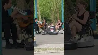 #livemusic #music #jazz #park #bandstand #clarinet #guitar #melodica #london #free #parisian #smooth