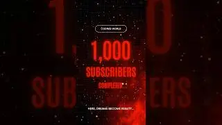 1000 Subscriber Complete Short