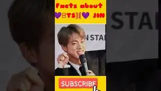 Interesting Facts about💜ᗷTS⟭⟬💜 Jin//#kimseokjin #facts #youtubeshorts #btsarmy #BTS