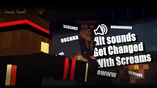 Minecraft But Every Hit Sound Is Replace With Screams