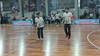Delhi Skippers performing Single Rope Pair Freestyle at National Rope Skipping Championship 25 