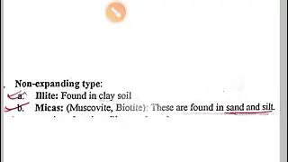 Non Expanding type Silicate minerals  #all agriculture competitive exam