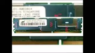 MT18HTF12872JDY-80ED6D4 Micron 1GB PC2-6400 DDR2-800MHz ECC Fully Buffered CL5 240-Pin DIMM Memory