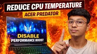 Stop Acer Predator CPU Heating ❄️| Acer PHN - 16 | The GamieE