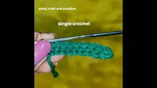 Crochet for beginners/crochet/single crochet #shorts #ytshorts#youtubeshorts
