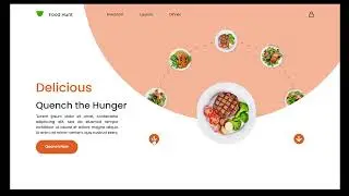 Food Website Hero Section Design in Figma: Attractive & Inviting