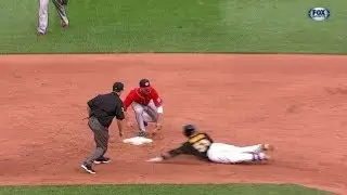 WSH@PIT: Bernadina makes a nice play in the ninth