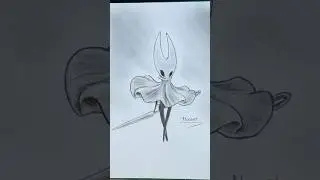 HOLLOW KNIGHT - HORNET DRAWING #shorts #hollowknight #hollowknightsilksong