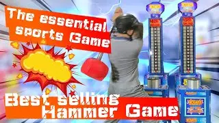 Best 1-2 Players Coin Operated Arcade Hammer Machine-King Of The Hammer