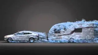 Caravan Aerodynamics Testing - side view