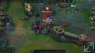 LUX PENTAKILL (1v5)!