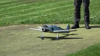 RC FW109 flight with short landing
