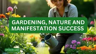 Gardening, Nature and Manifestation Success | Law of Attraction with Plants | Motivational YT Vlog