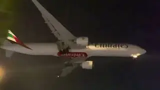 Emirates Boeing 777-31H(ER) (A6-ENE) landing at SGN VVTS 25R
