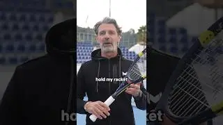 Grip position and arm angle for the perfect forehand 📐 #tennis #tennistips #coachmouratoglou