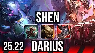 SHEN vs DARIUS (TOP) | 10/1/20, Godlike | EUW Master | 25.22