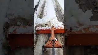 Kubota ile kar kürüme