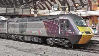 Trains at Newcastle and York on 21st October 2020