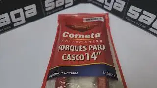Turquesa Torques Para Casco Corneta 14 Polegadas