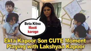 Ekta Kapoor & Tusshar Kapoor Son Ravie & Lakkshya Kapoor Has a Different Way to ENJOY QU@RENTINE
