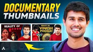 How to Make Documentary Thumbnail Like @dhruvrathee in Photoshop?