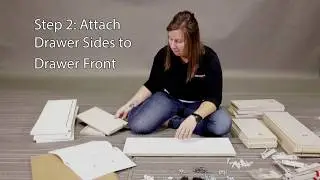 Assembling a Drawer with Drawer Bracket