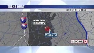 3 teens injured, 1 flown to hospital after Kenton County crash
