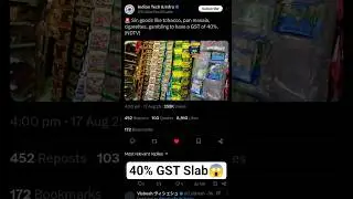 Sin goods like tobacco, pan masala, cigarettes, gambling to have a GST of 40%. (NDTV)