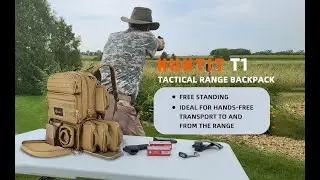 HUNTIT Tactical Range Backpack for Handguns and Ammo