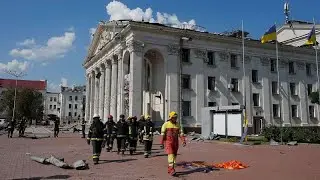 Ukraine war: Chernihiv cleanup, Zelenskyy thanks Sweden, Moscow drone strike