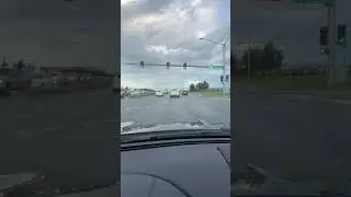 Cloudy Morning Commute in Anchorage, Alaska🚗 Embracing the Day's Moods on the Way to Work! #shorts