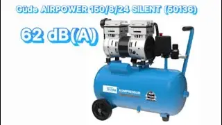 G&Uuml;DE AIRPOWER 150/8/24 SILENT kompresor (50136) - test hlučnosti kompresoru 🔊